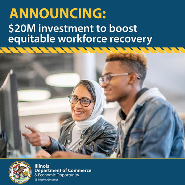 Announcing:$20M Investment to boost equitable workforce recovery